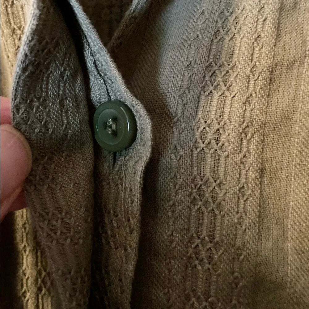 Foxcroft Women's Khaki/Olive Shirt - Picture 5 of 10
